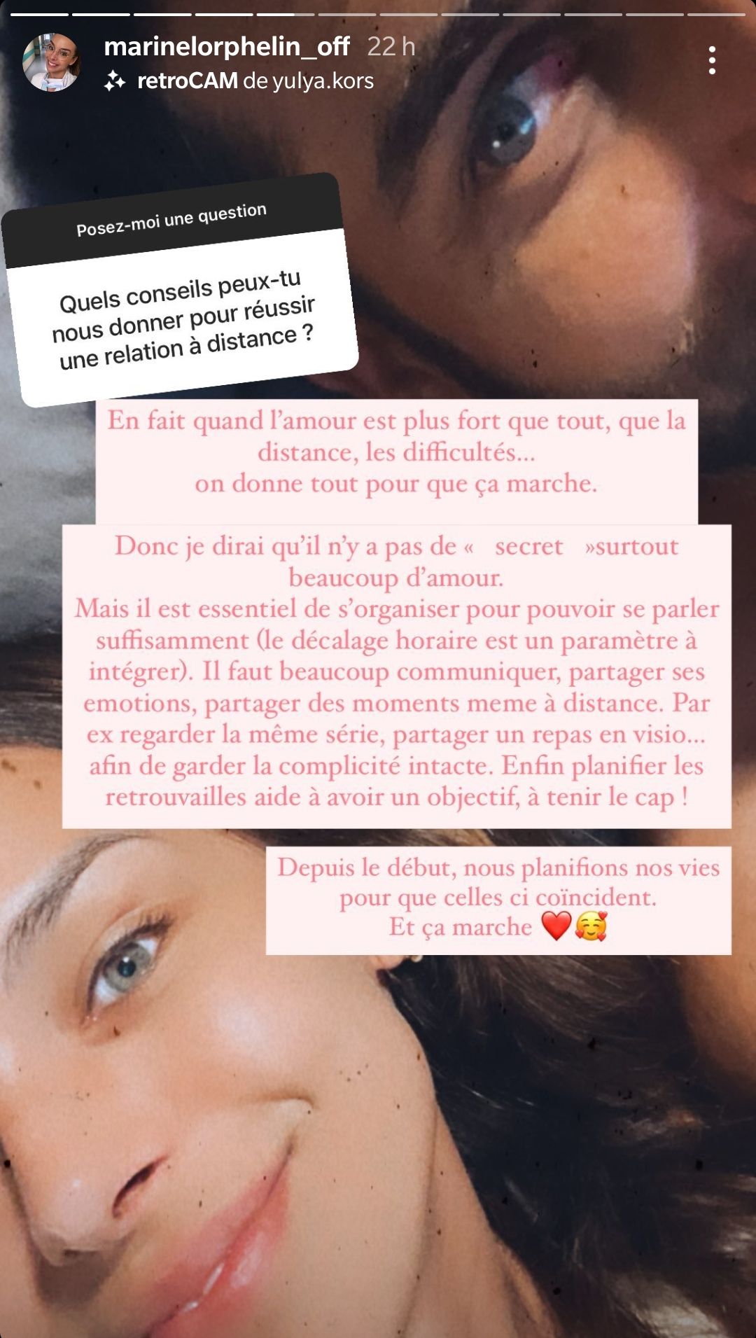 Marine Lorphelin fatiguée de sa relation à distance ? Elle envisage de déménager !