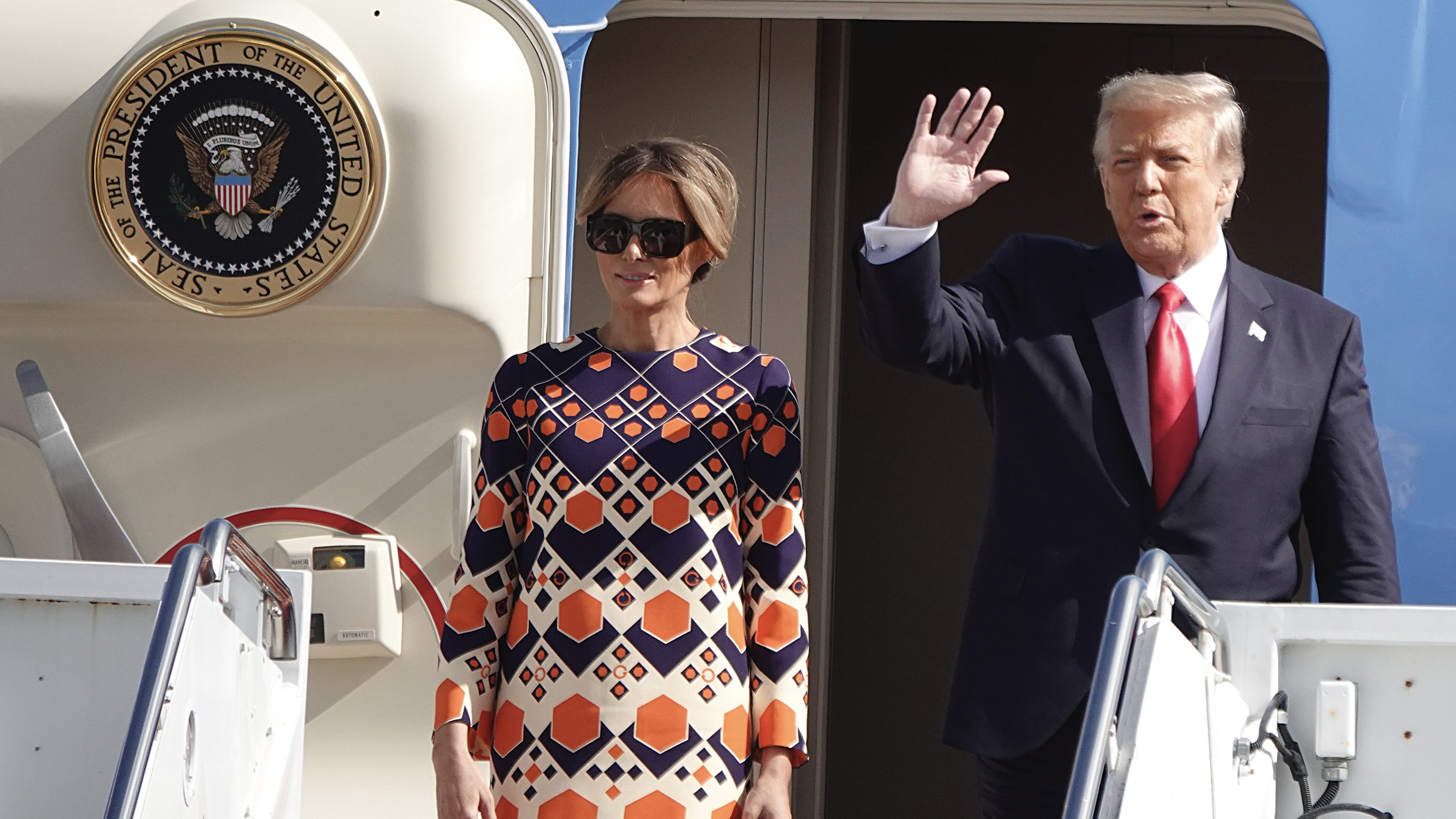  Melania et Donald Trump @AP