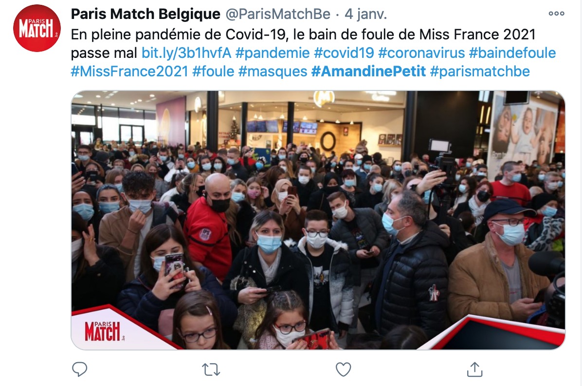 Miss France 2021 : Amandine Petit tente de se défendre après la cohue lors de son passage en Moselle