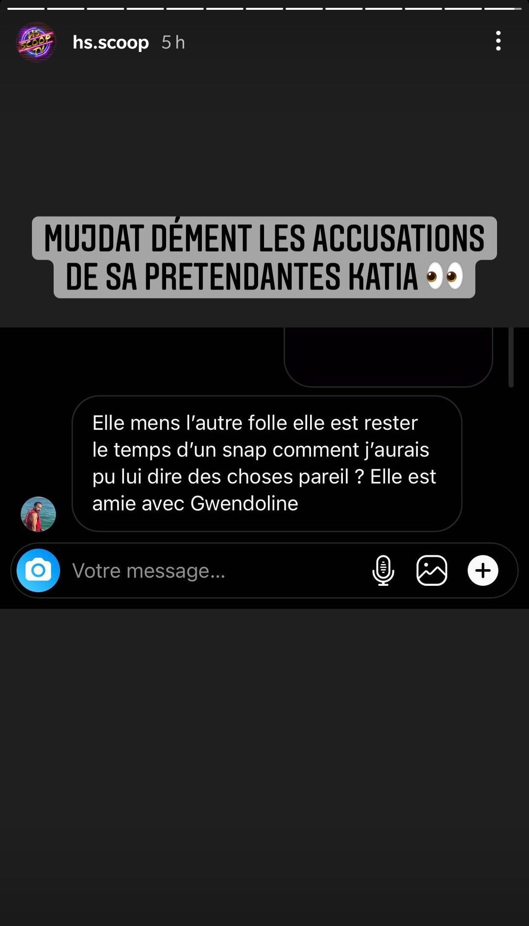  Mujdat revient sur les propos de Katia @Instagram