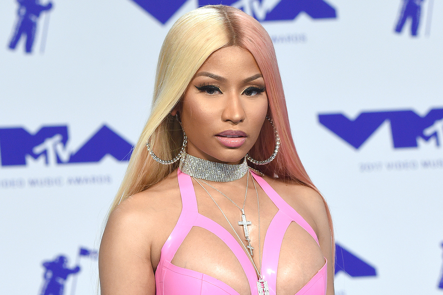  Nicki Minaj aux MTV Video Music Awards 2017 en Californie @Anthony Harvey/Getty Images