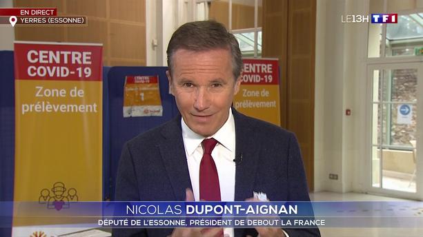 TPMP : Pour Nicolas Dupont-Aignan, les personnes vaccinées contre le Covid-19 sont des "cobayes"