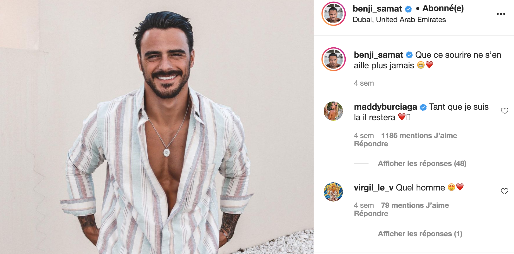 Benjamin Samat : Son nouveau look peine à convaincre Maddy Burciaga !