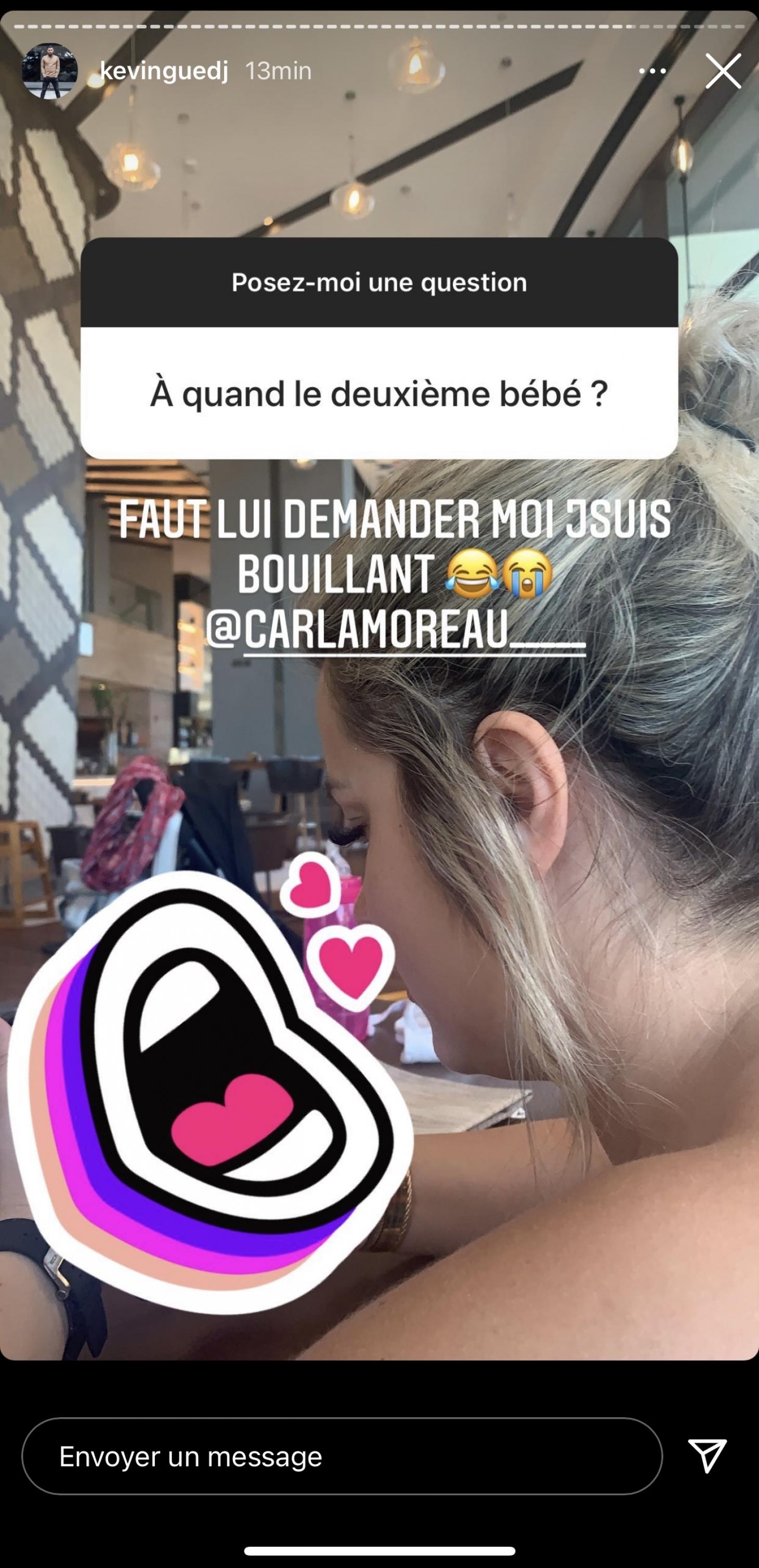 Carla Moreau enceinte pour la seconde fois ? Kevin Guedj fait de grosses révélations !