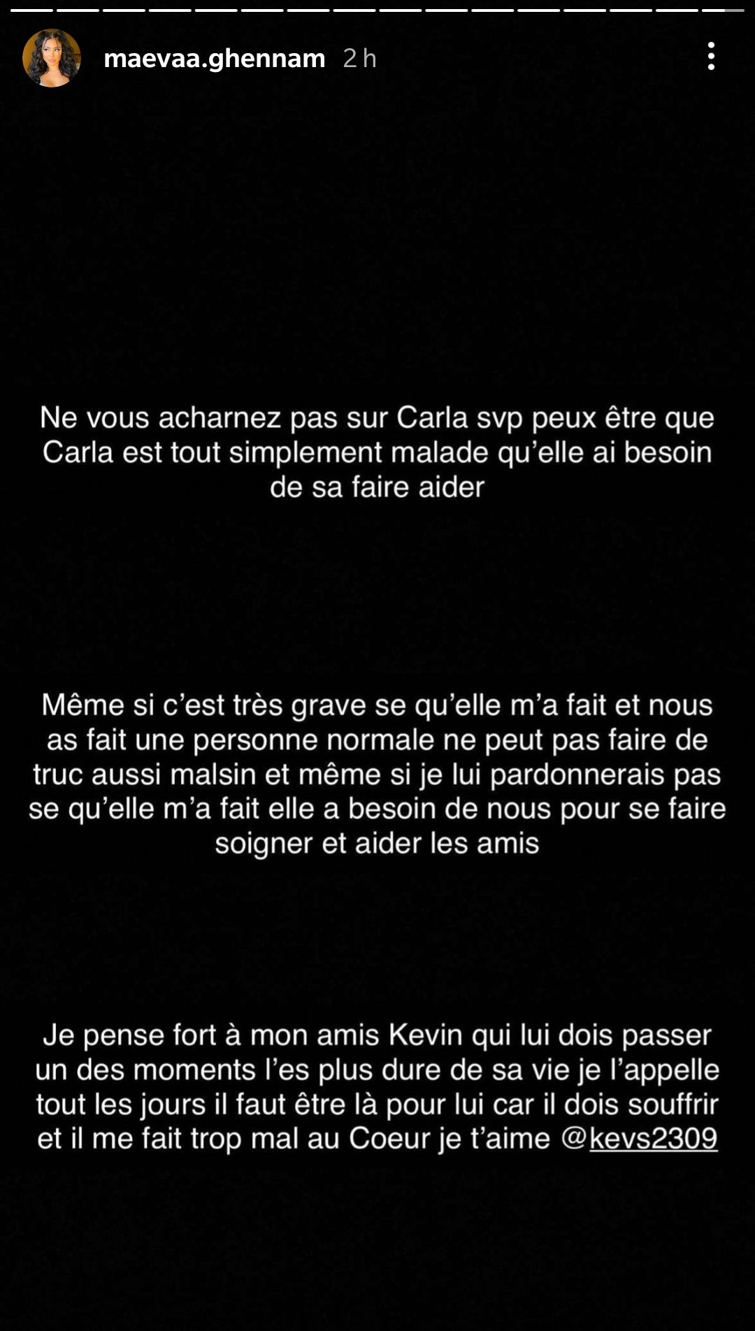  Maeva Ghennam sous le choc des révélations de Marc Blata @Instagram