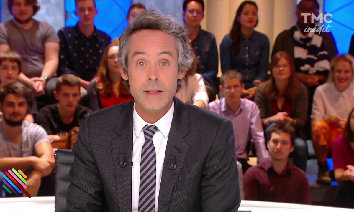  Yann Barthès sur le plateau de Quotidien @TMC