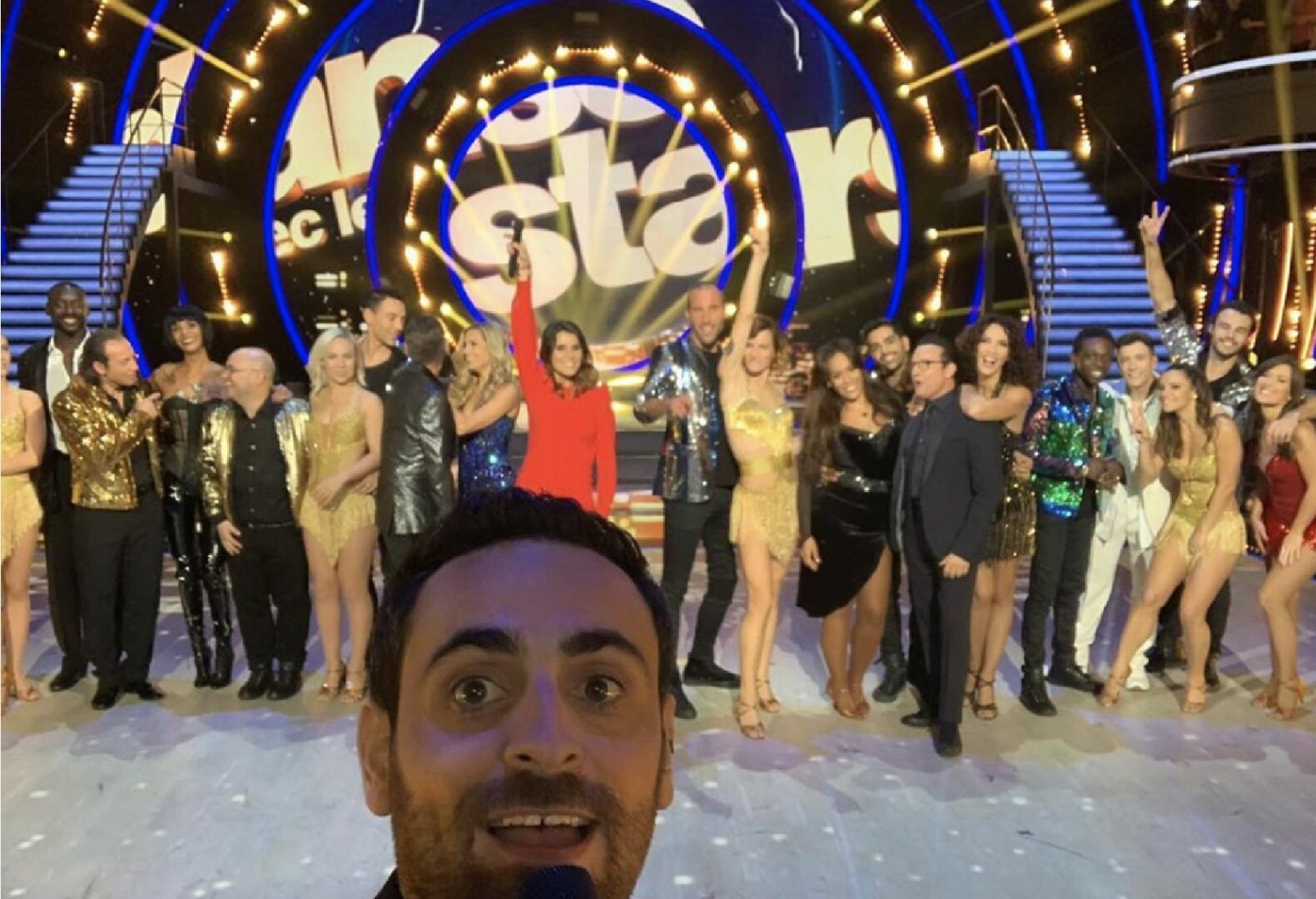  Camille Combal sur le plateau de DALS @Instagram