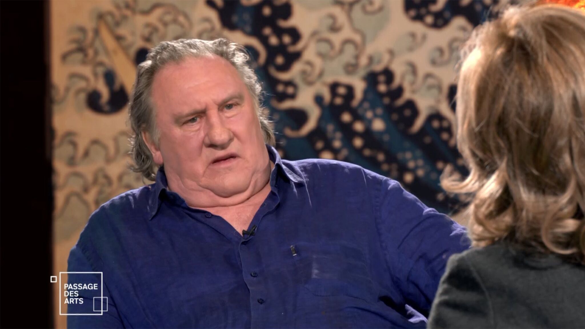  Gérard Depardieu sur le plateau de "Passage des Arts" @France 5