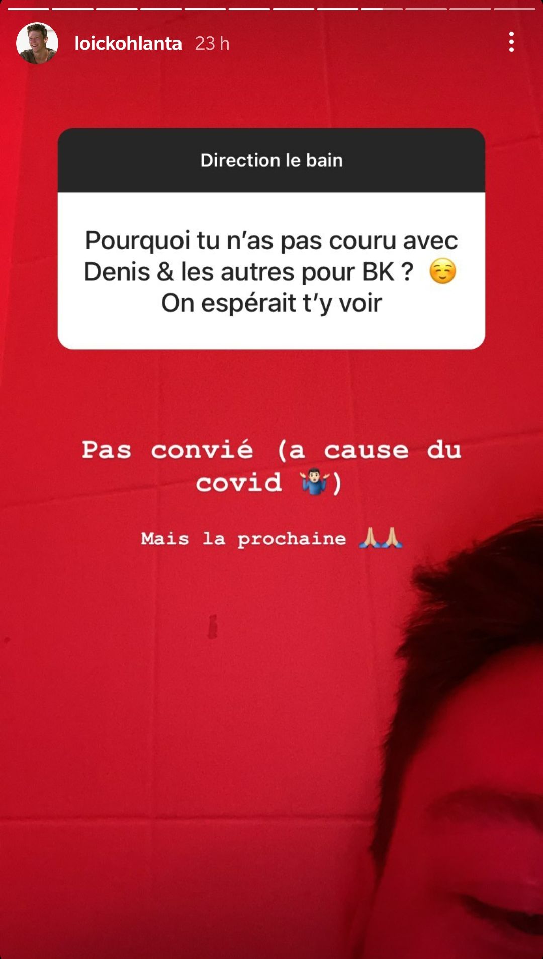 Loïc (Koh-Lanta) absent lors de la course hommage à Bertrand-Kamal, il répond aux critiques