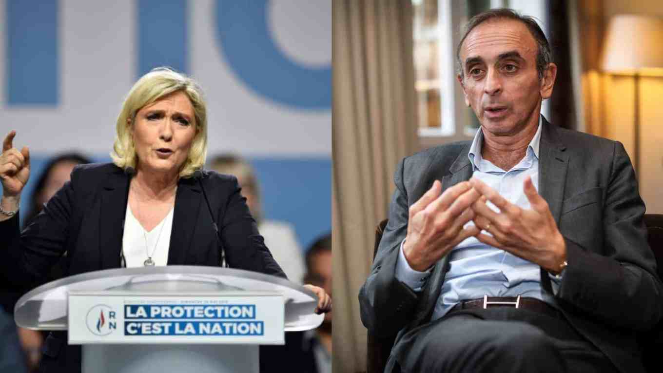 Marine Le Pen tacle Eric Zemmour sur ses ambitions présidentielles