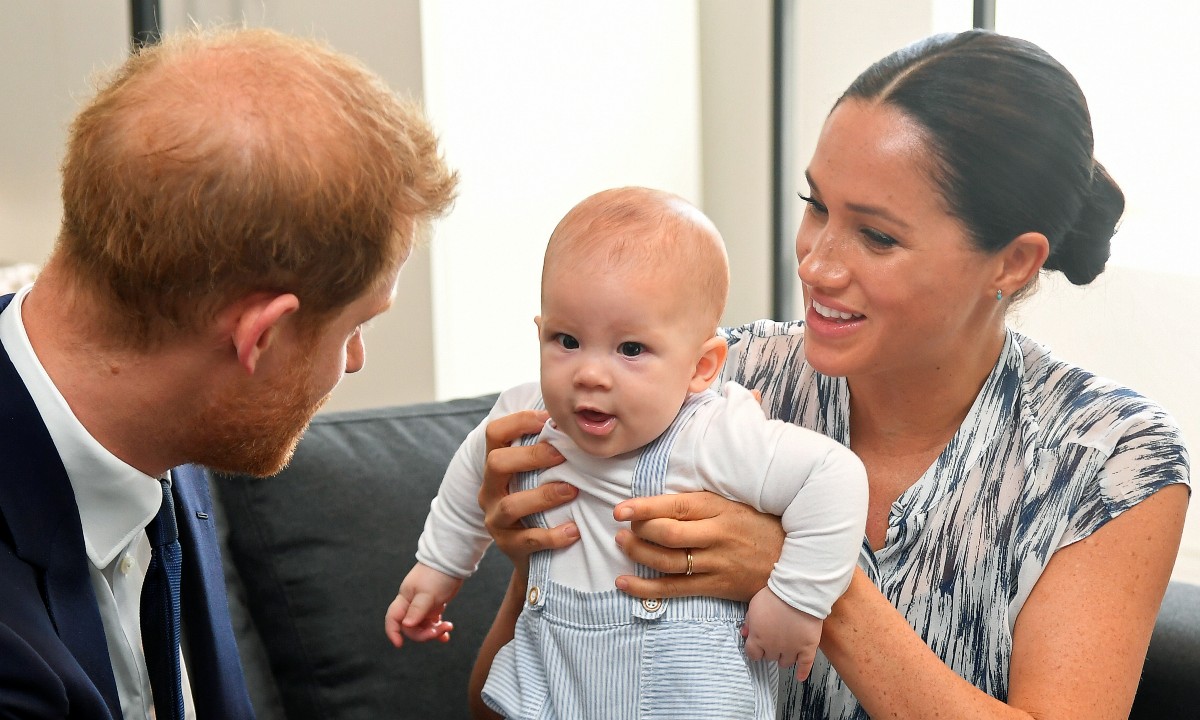  Le prince Harry, Meghan Markle et leur fils Archie @PA