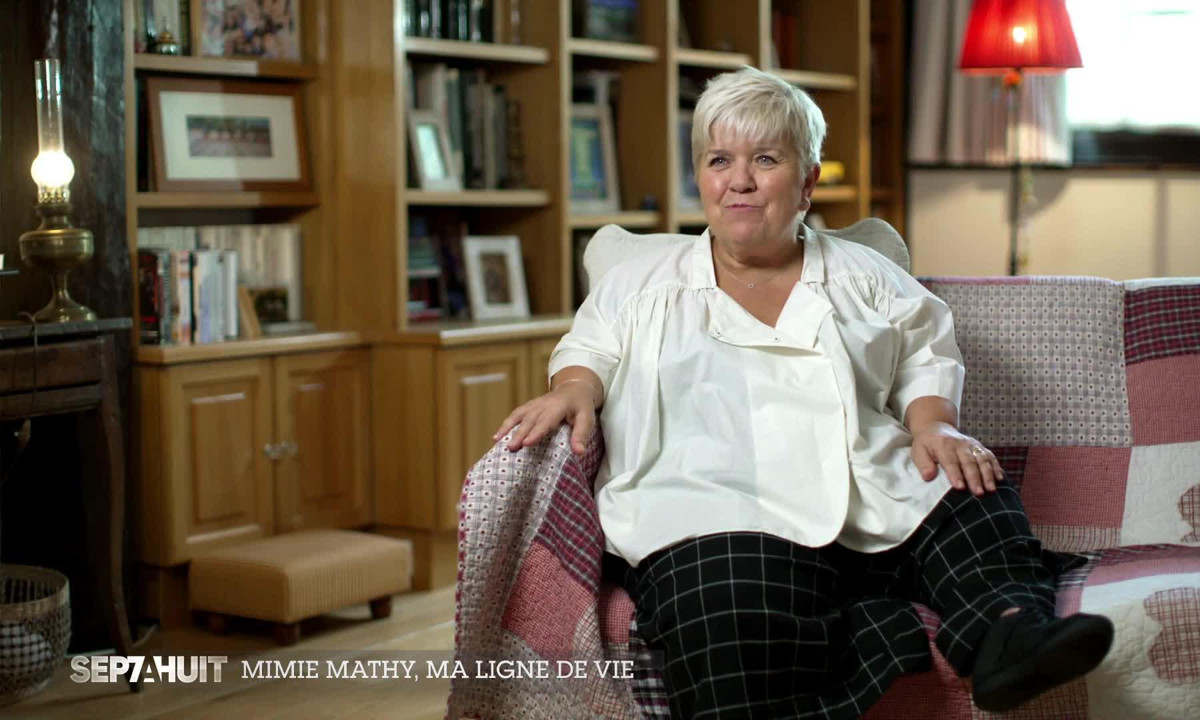  Mimie Mathy pour l'émission Sept à Huit @TF1