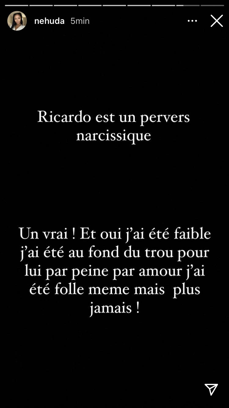 Nehuda fait d'énormes révélations sur son ex Ricardo Pinto : "Gros raciste" "pervers narcissique"