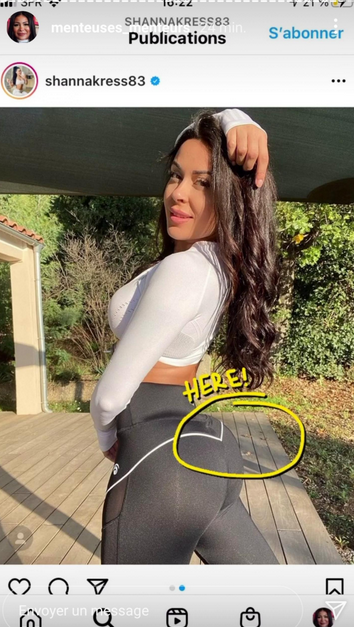 Shanna Kress retouche-t-elle ses fesses à l'aide de Photoshop ? Cette photo sème le doute