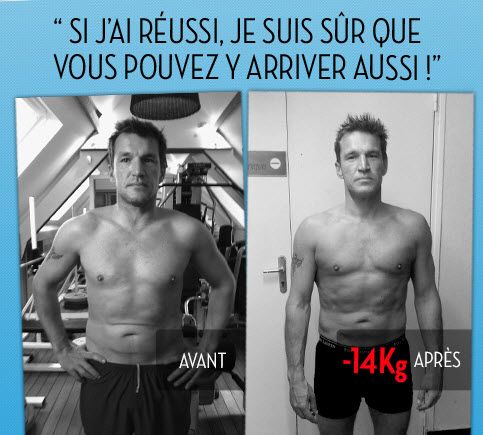Benjamin Castaldi avant et après son régime @Diet Story Benjamin Castaldi avant et après son régime @Diet Story