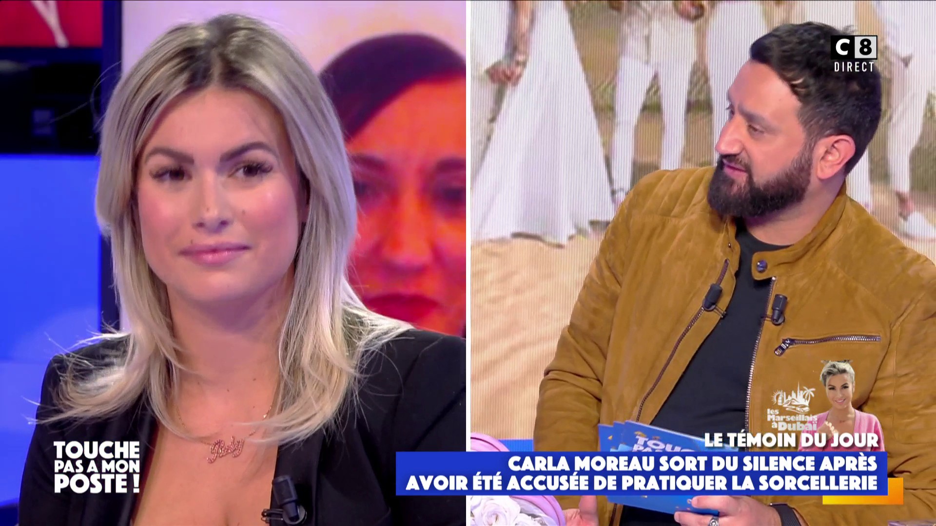  Carla Moreau dans TPMP @C8