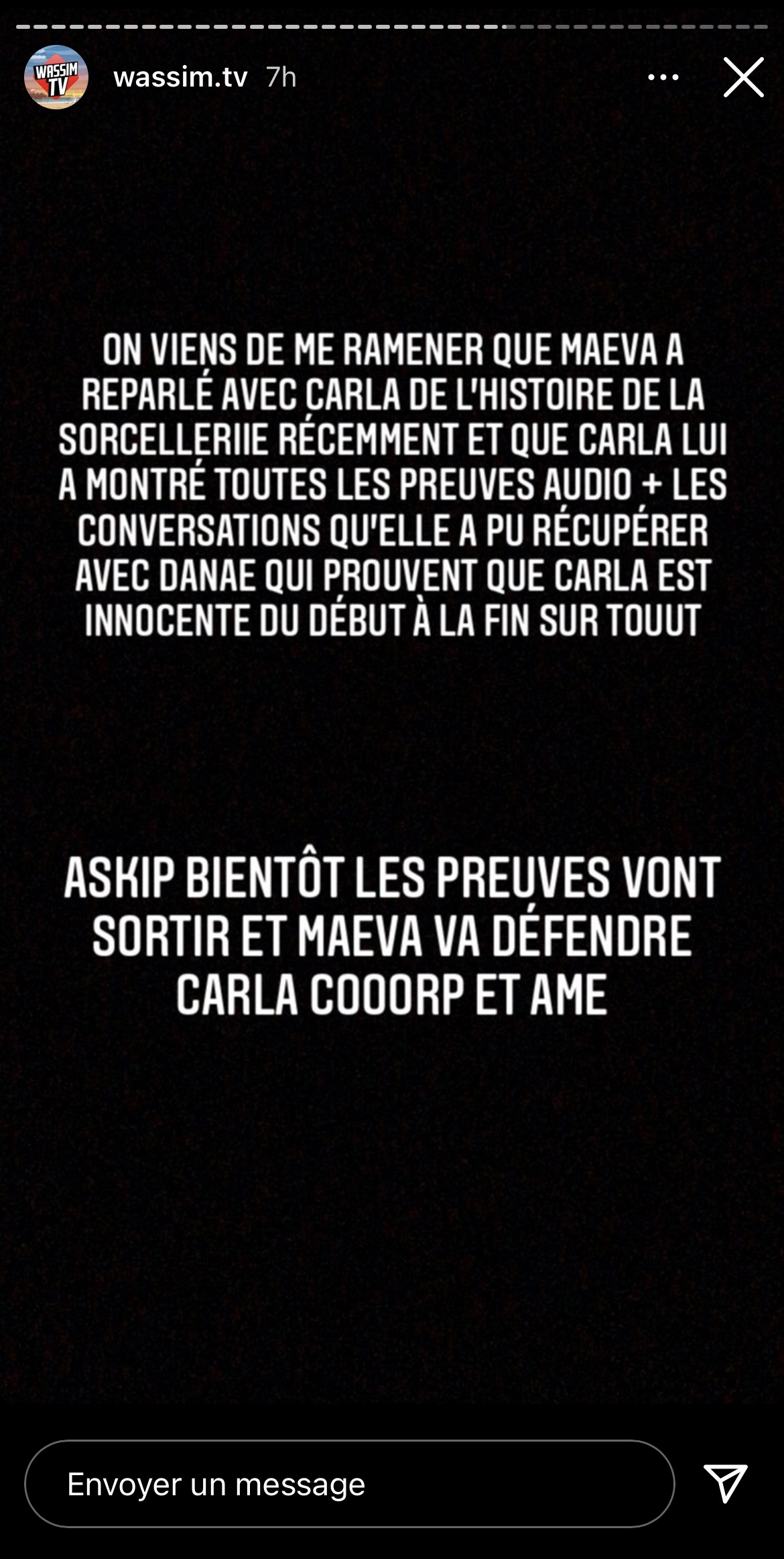  Les internautes réagissent à la dernière publication de Carla Moreau avec Ruby @ Instagram