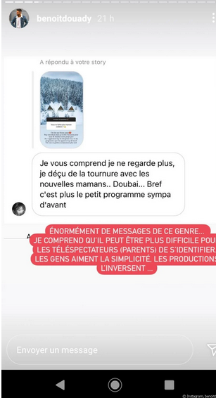  Benoît Douady, déçu par la superficialité de Mamans &amp; Célèbres @instagram