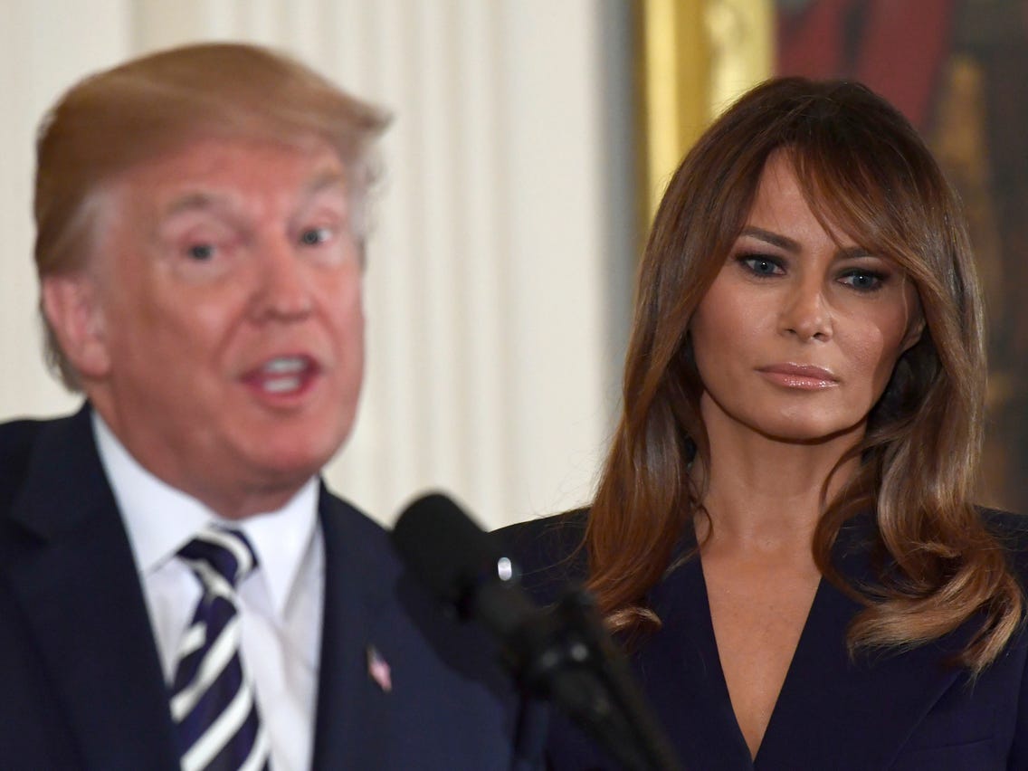  Donald et Melania Trump @AP