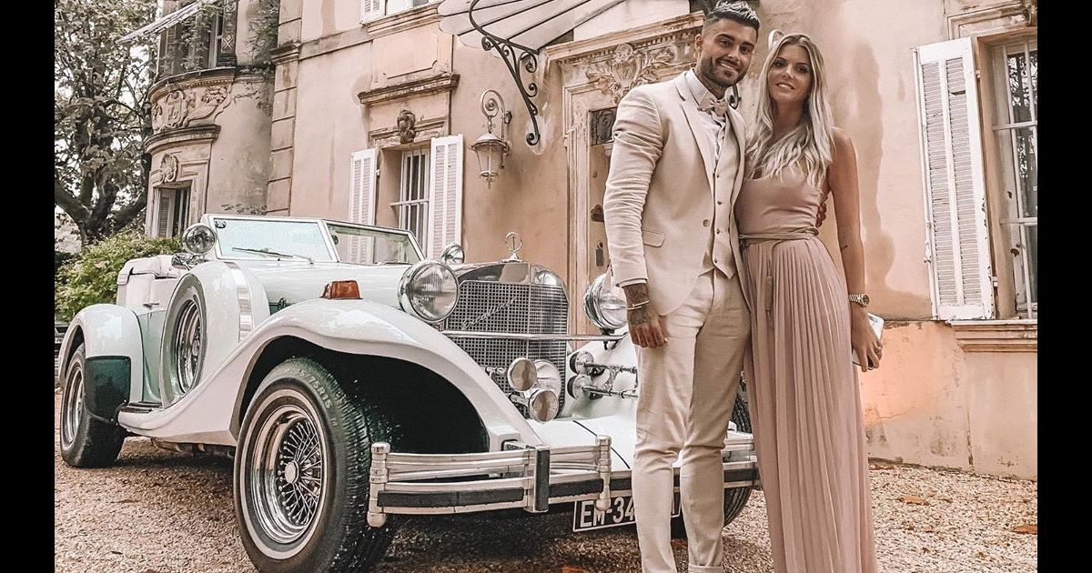  Thibault Garcia et Jessica Thivenin lors d'un mariage en août 2020 / Instagram @jessicathivenin