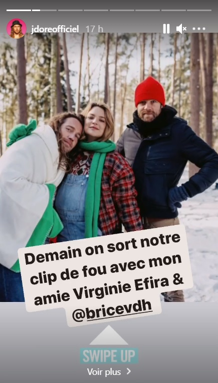  Julien Doré et Virginie Efira @Instagram
