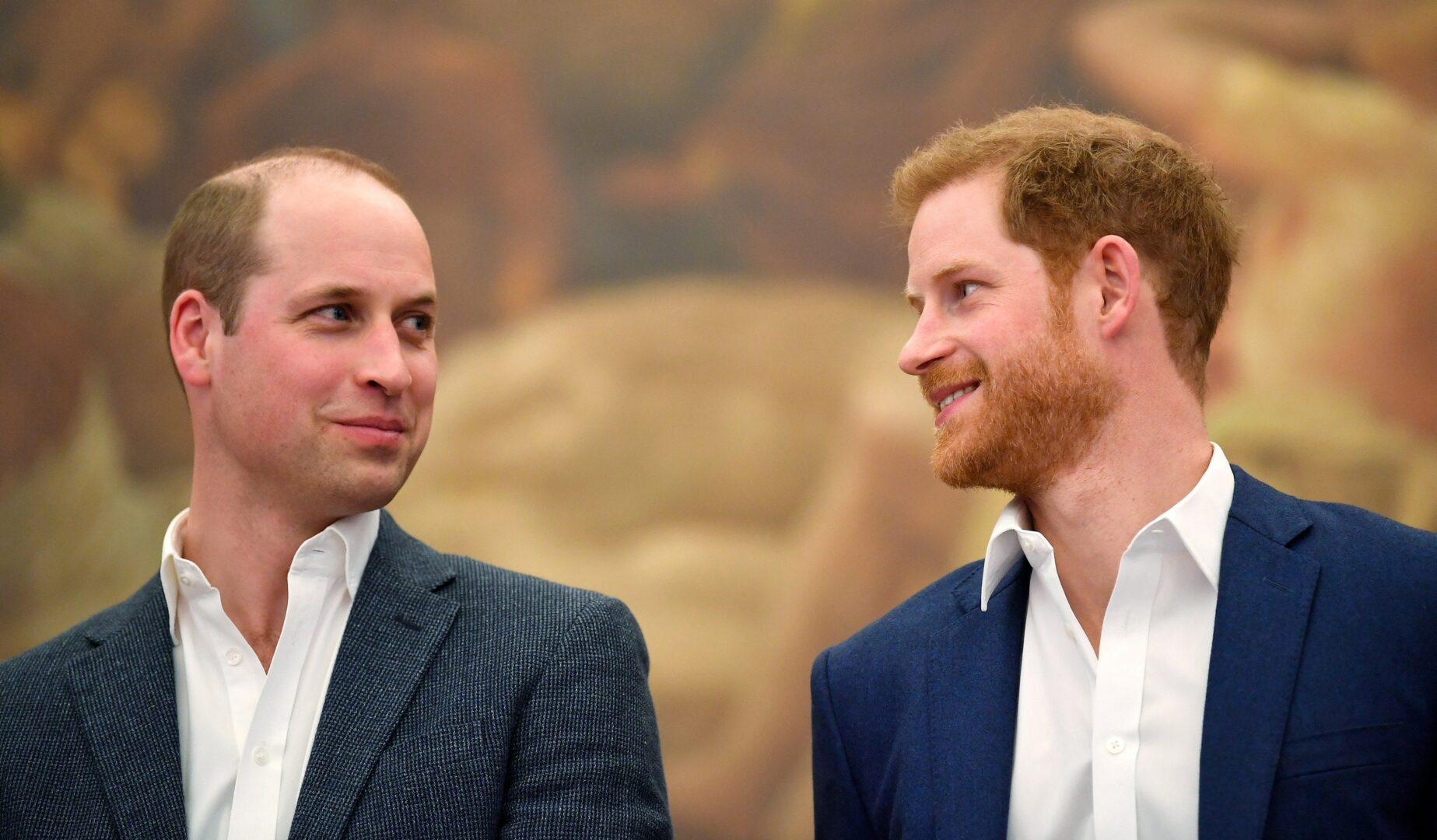  Le prince William face au prince Harry @DR
