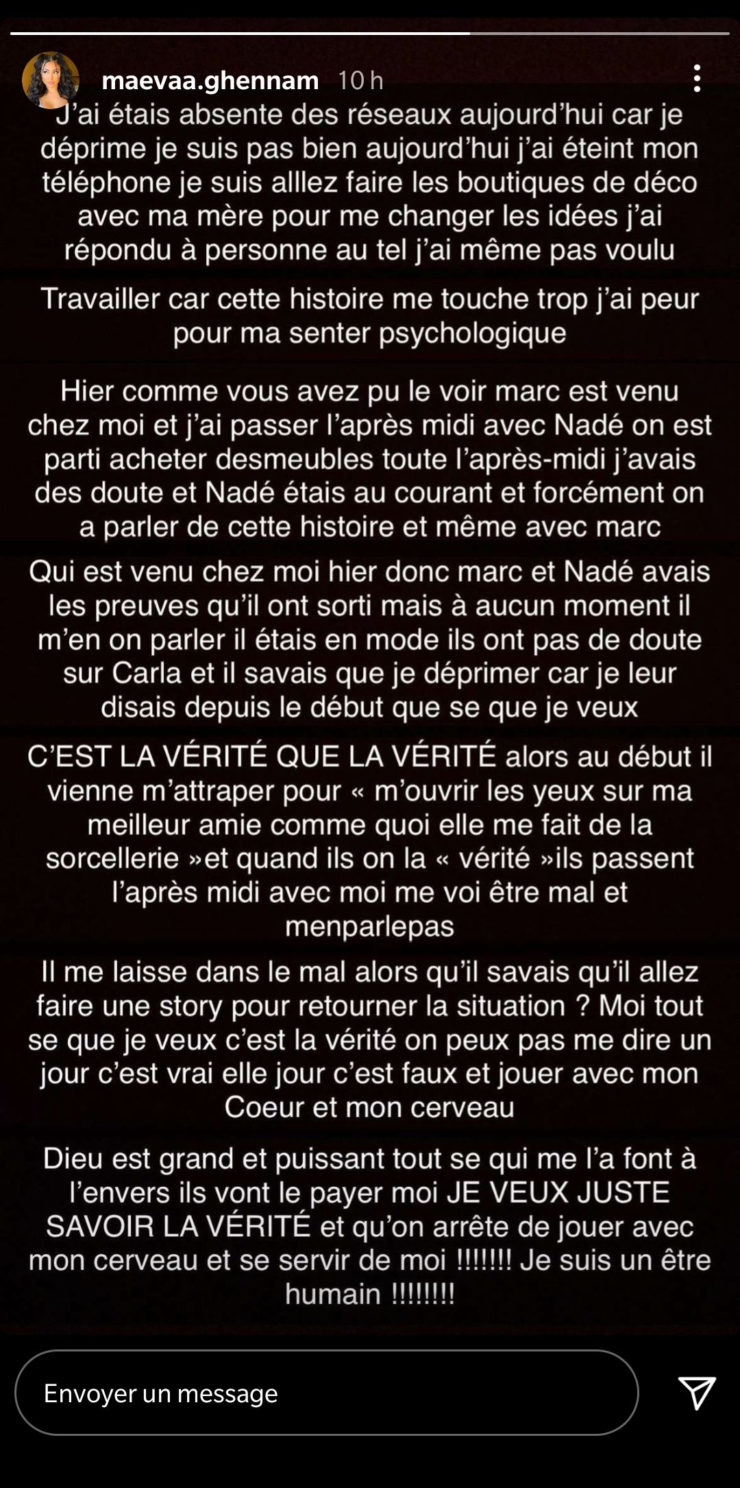 Maeva Ghennam épuisée, elle tacle Marc Blata : "Qu’on arrête de jouer avec mon cerveau"