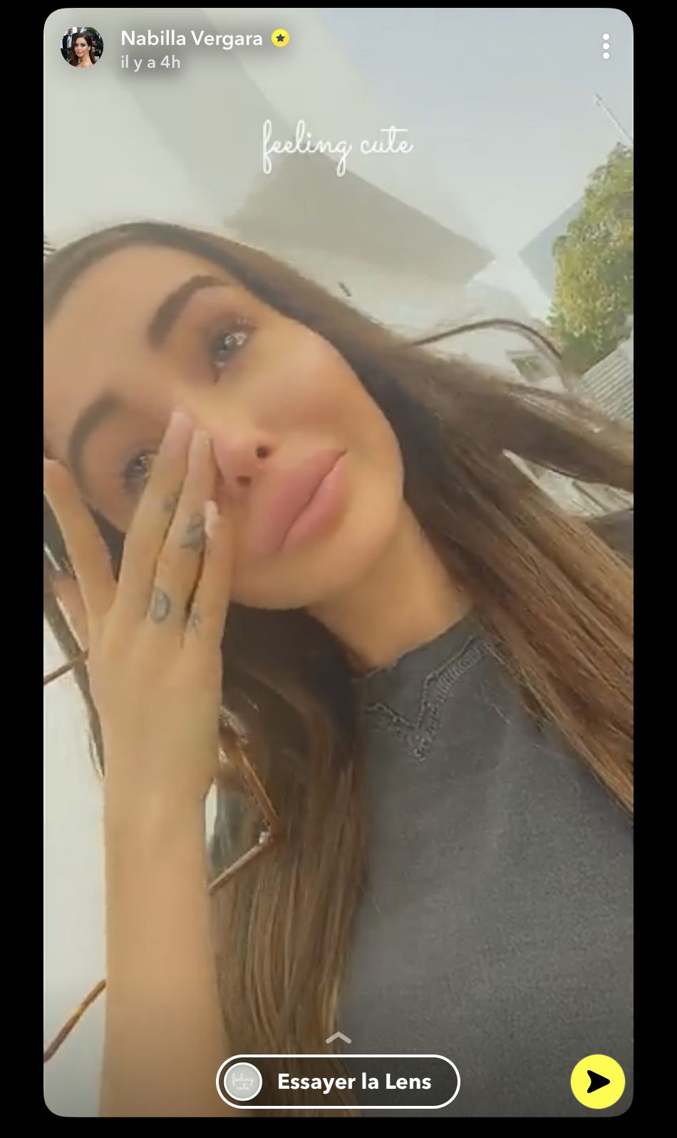  Nabilla dévoile le chantier de sa future maison à Dubaï @ Snapchat