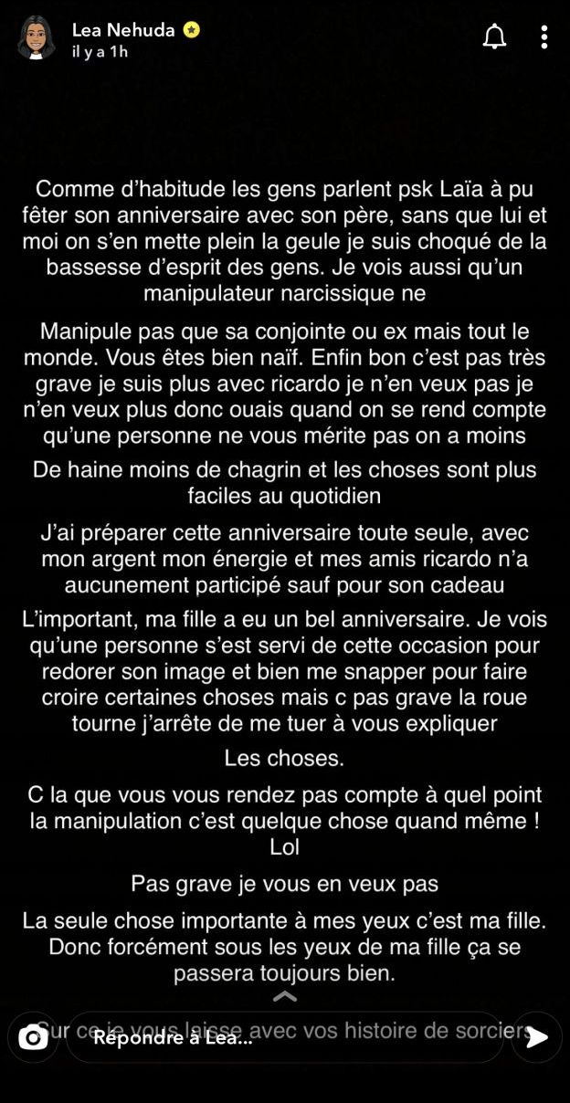 Nehuda de nouveau en couple avec Ricardo Pinto ? Elle répond et tacle !