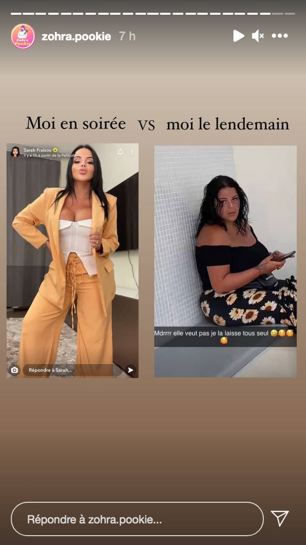  Sarah Fraisou est accusée de trop retoucher ses photos @ Instagram