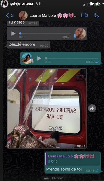 Sylvie Ortega Munos balance de troublants SMS envoyés par Loana le jour de son hospitalisation