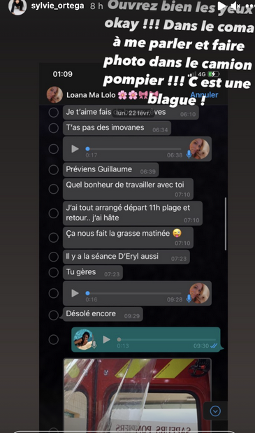 Sylvie Ortega Munos balance de troublants SMS envoyés par Loana le jour de son hospitalisation