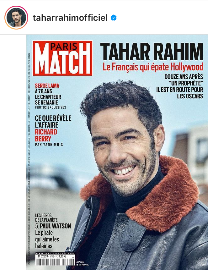  Tahar Rahim @Instagram