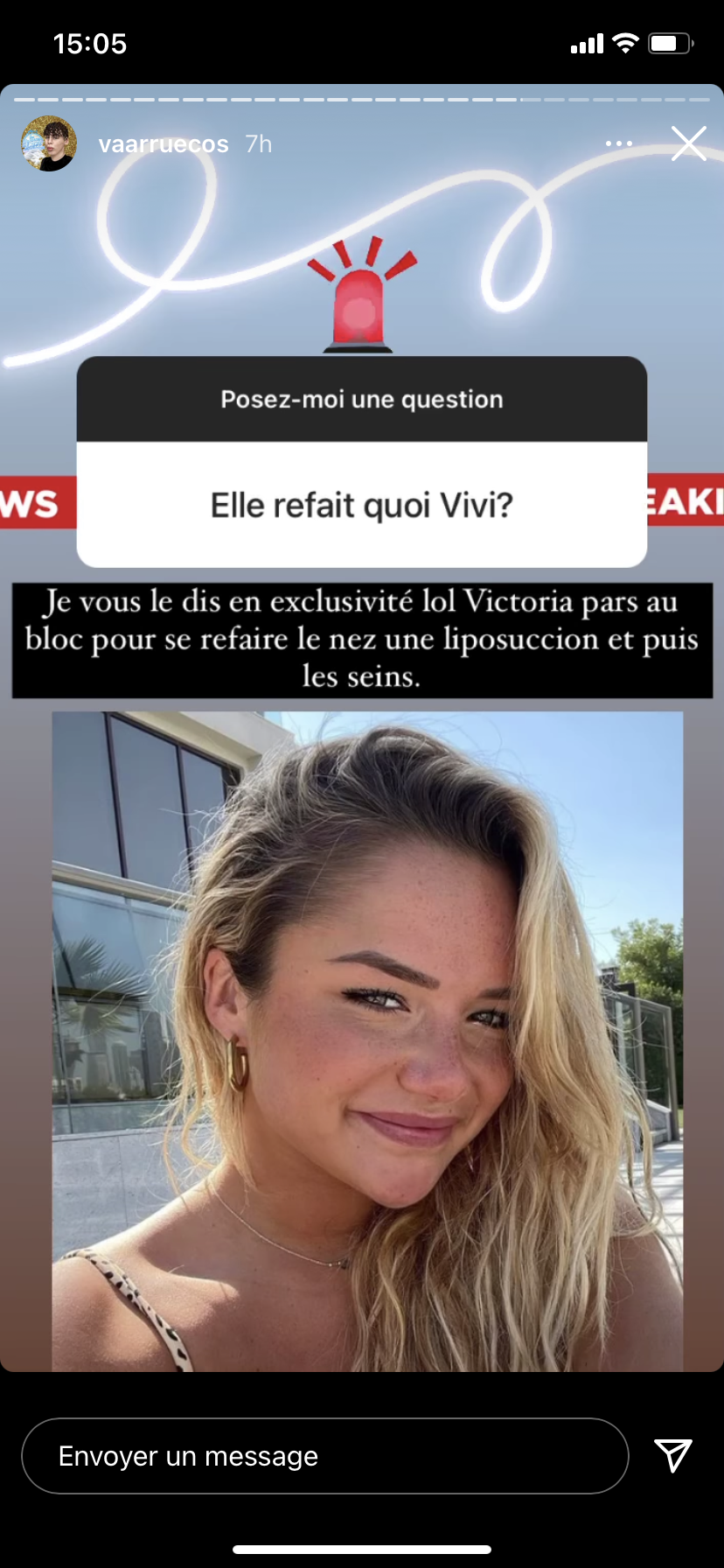 Victoria Mehault (Les Marseillais) succombe de nouveau à la chirurgie esthétique