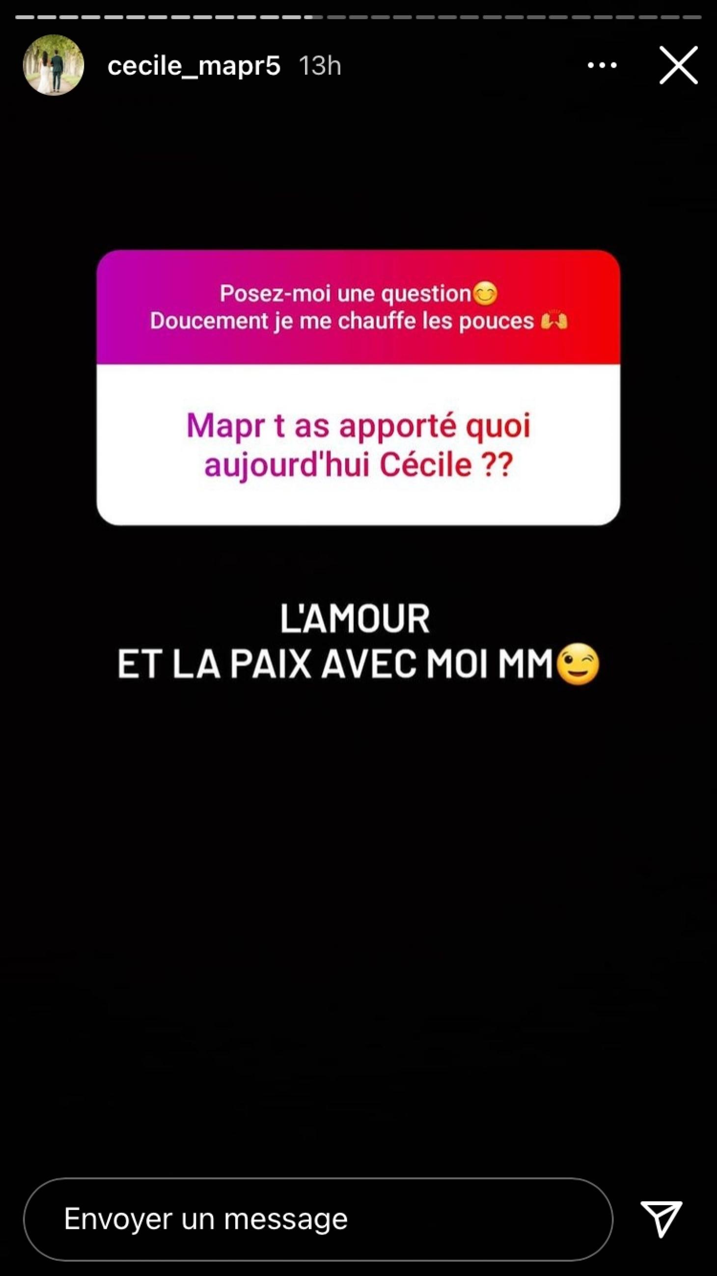  Cécile répond à ses abonnés @Instagram