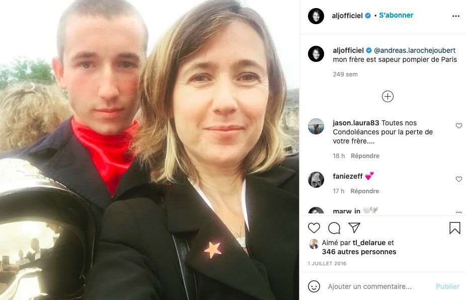 Alexia Laroche-Joubert sort du silence après la mort de son frère Andréas