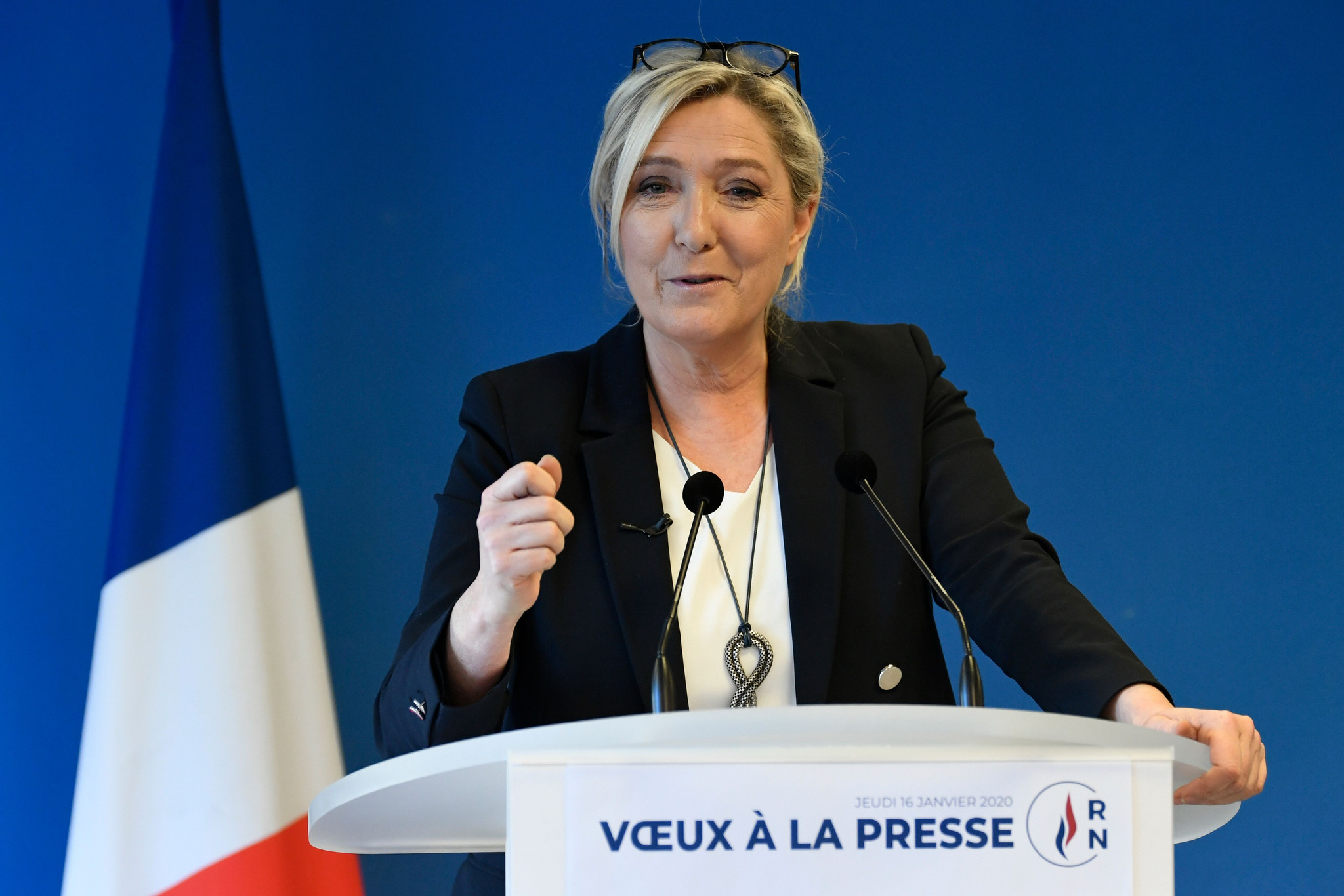  Marine Le Pen @Bertrand Guay/Getty Images