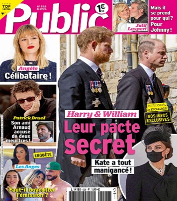  Angèle en Une du magazine @Public