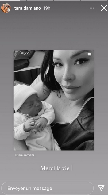 Tara Damiano présente son bébé @Instagram