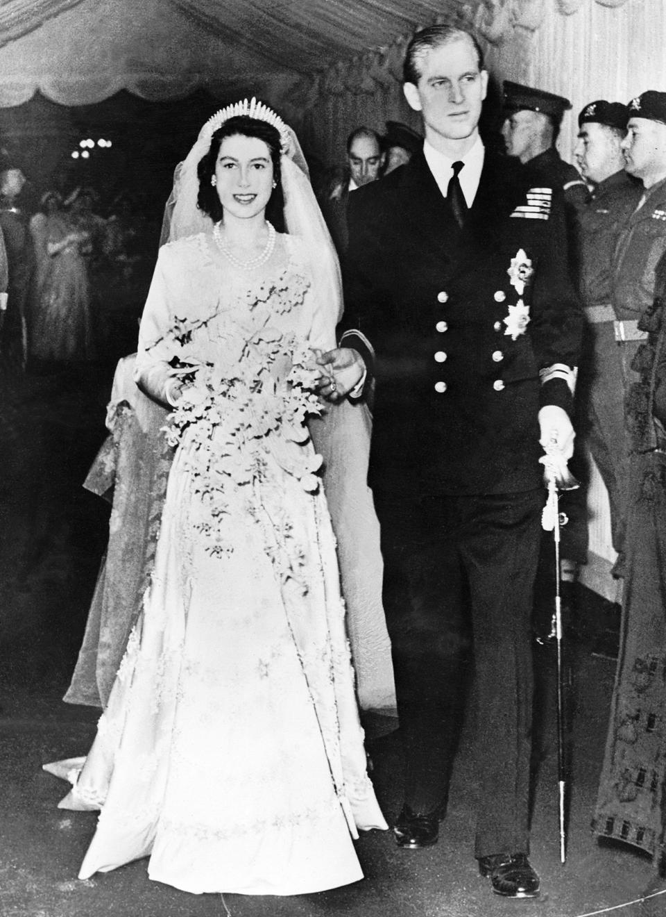  Elizabeth II et le prince Philip @ Buckingham Palace