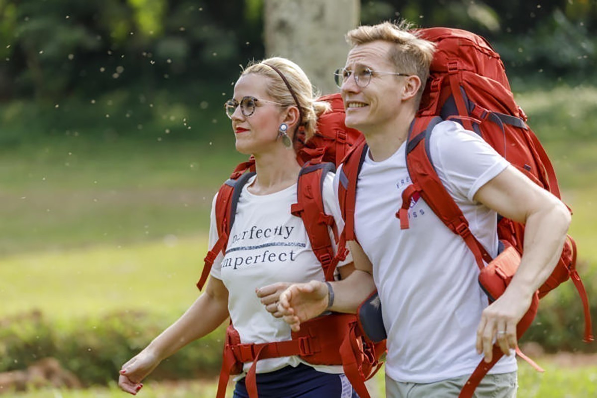  Aurore et Jonathan, originaires de Billy-Montigny, participent à la 14e saison de Pékin Express. (©Patrick ROBERT/M6)