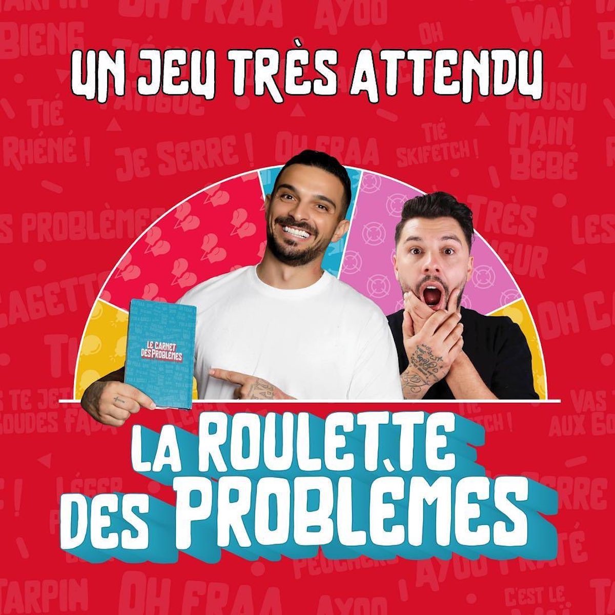 Julien Tanti et Kevin Guedj lancent leur jeu de société : La Roulette des Problèmes !