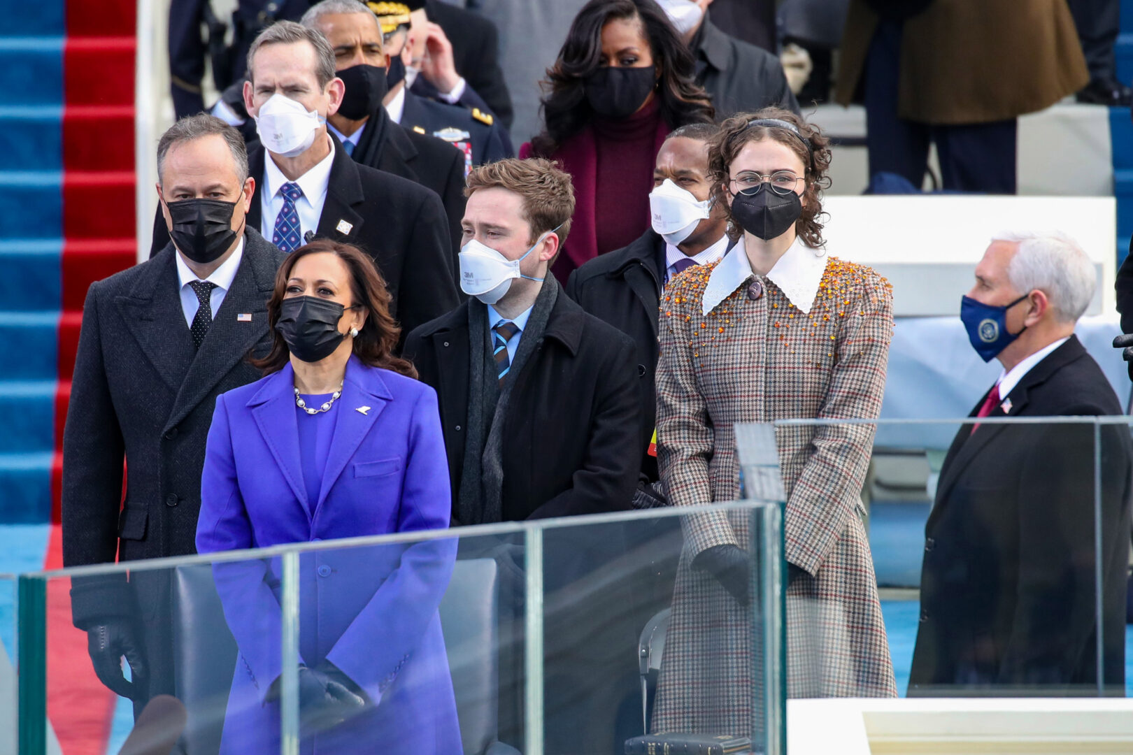  Kamala Harris et Ella Emhoff à l'investiture du président américain Joe Biden @Getty Images