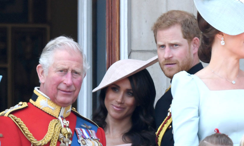  Le prince Charles en compagnie de Meghan &amp; Harry ©GettyImages