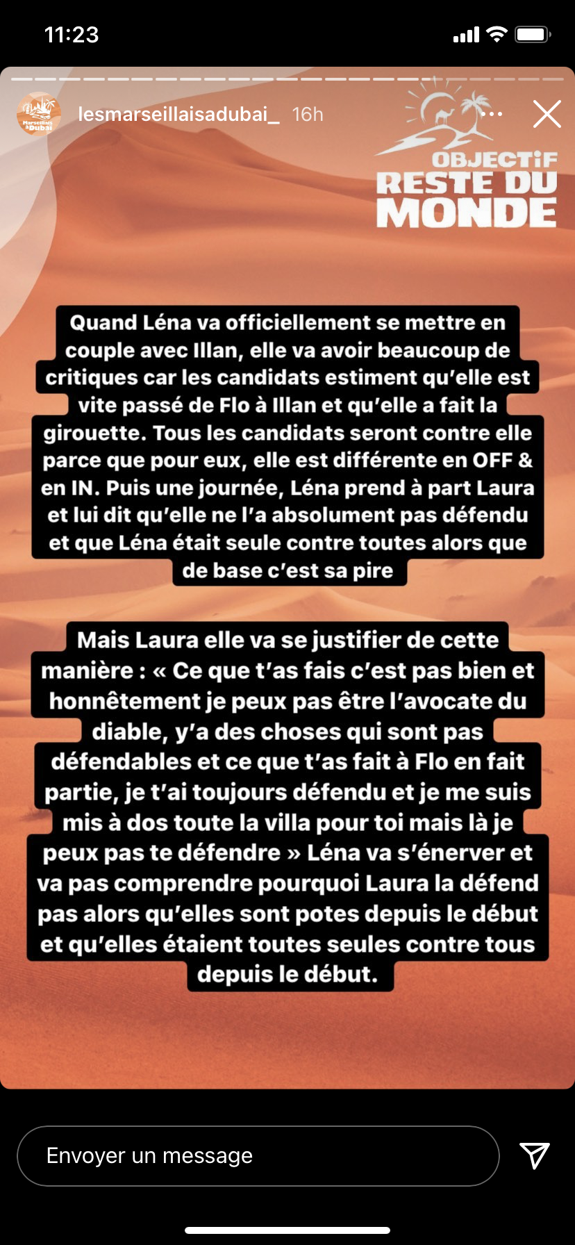  Léna donne son avis sur les Marseillais @Instagram