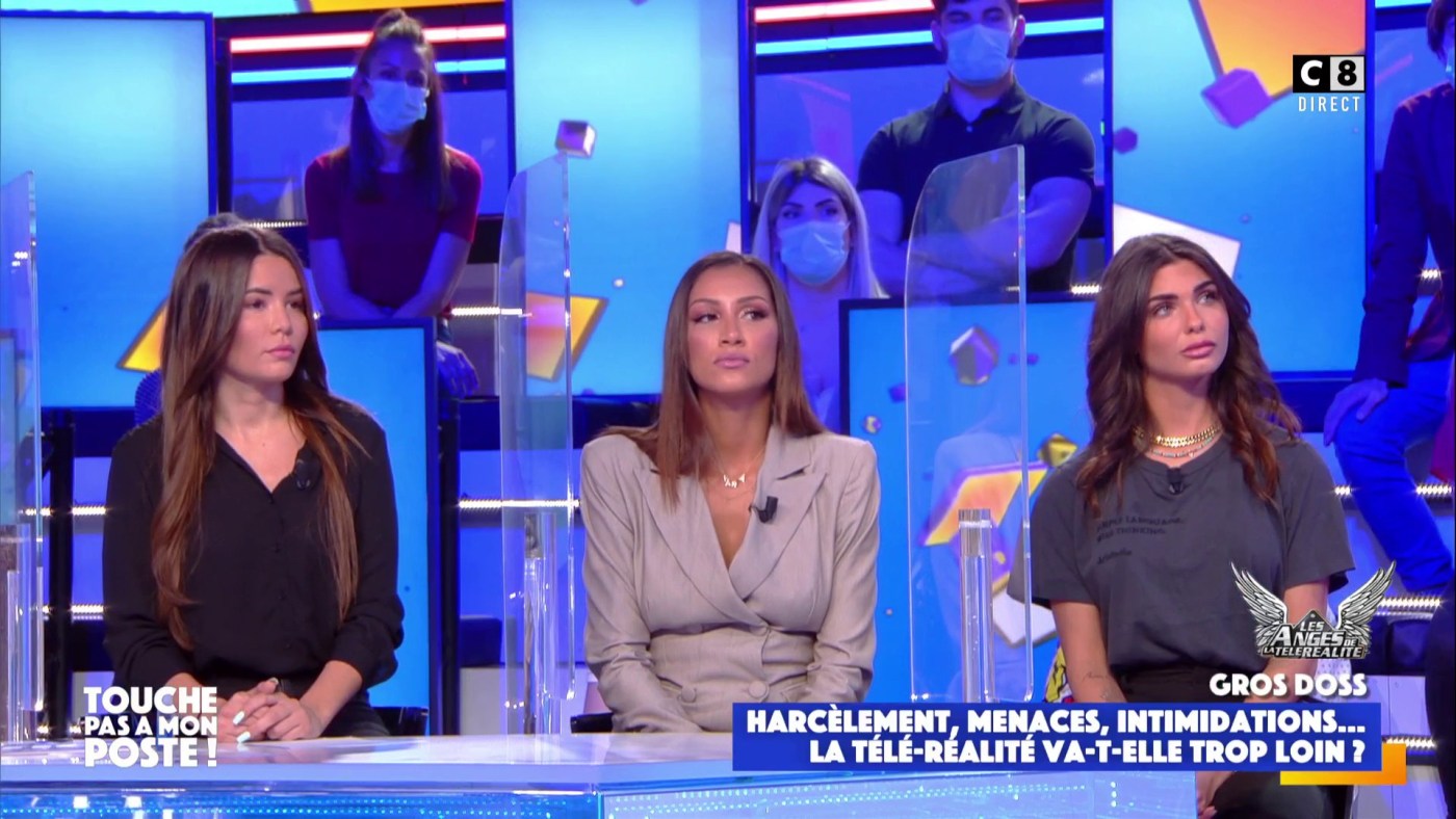  Angèle Salentino, Rania Saïdi et Nathanya Sion @ TPMP/C8