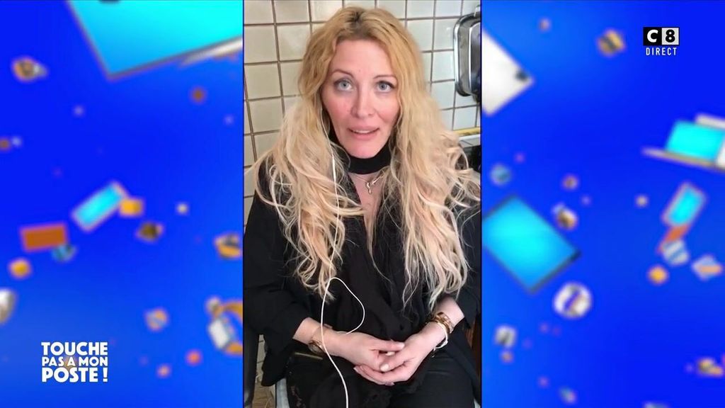  Loana en visio pour l'émission TPMP / @ C8