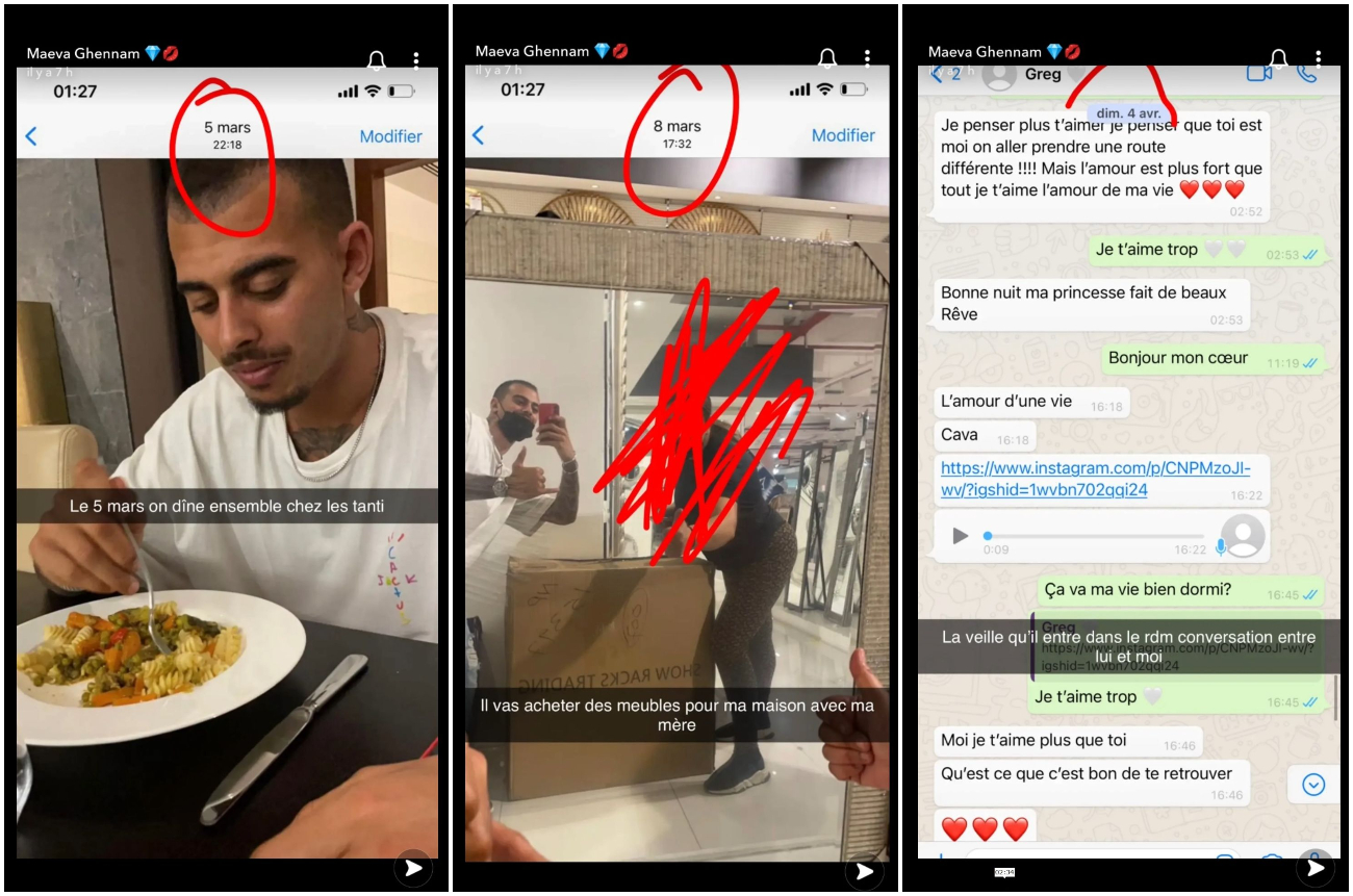  Les conversations entre Greg Yega et Mélanie ORL @Instagram