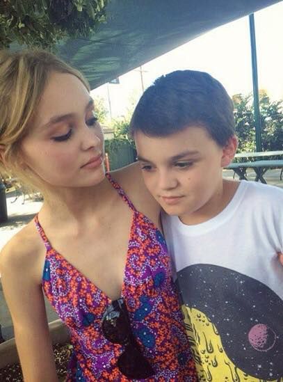  Lily-Rose et Jack Depp @Instagram