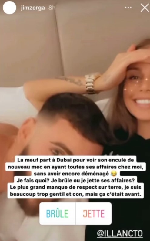  L'ex d'Adixia la tacle @Instagram